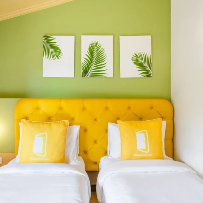 hotel with swimming pool in arpora, goa - bloom boutique  baga