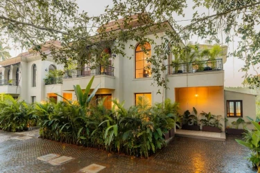 family hotel with pool in bardez, goa - elivaas 4bhk luxury villa with pvt pool villa verde the banyan bliss