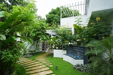 hotel with swimming pool in vagator, goa - elivaas 5 bhk pvt pool villa with gazebo bauhinia vagator