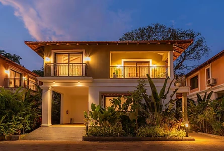 hotel near goa railway station - elivaas amado villa euphoria 4 bhk villa with private pool in assagao