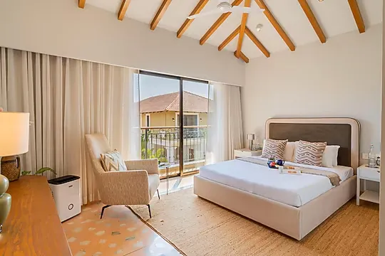 hotel with free parking in assagao, goa - elivaas amado villa euphoria 4 bhk villa with private pool in assagao