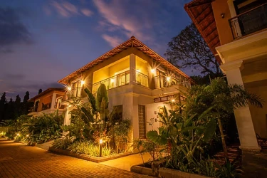 hotel near goa railway station - elivaas amado villa euphoria 4 bhk villa with private pool in assagao