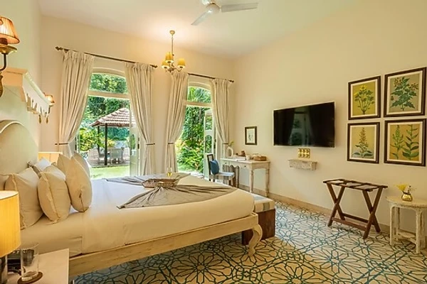hotel with swimming pool in assagao, goa - elivaas ayada 3 bhk villa with private pool in assagao