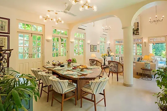 hotel room booking in assagao, goa - elivaas ayada 3 bhk villa with private pool in assagao