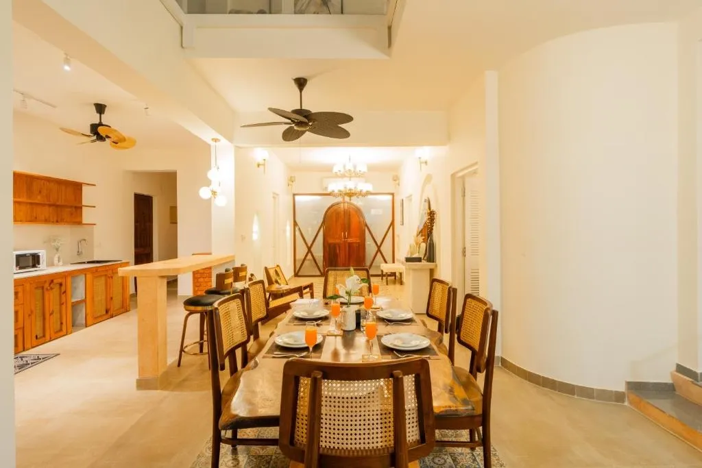 hotel in candolim, goa for couples - elivaas casa mandala 4bhk villa with pvt pool and garden