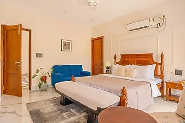 hotel with bar in siolim, goa - elivaas casa verdea 4 bhk villa with private pool in siolim