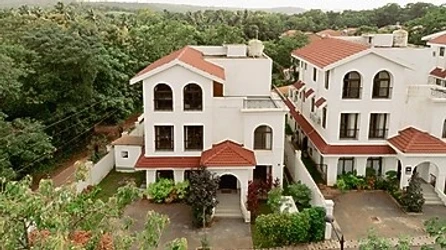 hotel with gym in siolim, goa - elivaas casa verdea 4 bhk villa with private pool in siolim