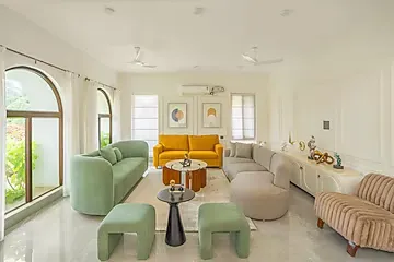 hotel in siolim, goa for family - elivaas casa verdea 4 bhk villa with private pool in siolim