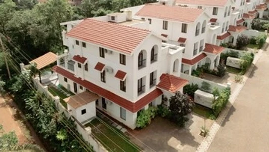 hotel with gym in siolim, goa - elivaas casa verdea 4 bhk villa with private pool in siolim