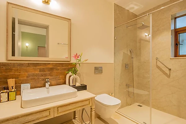 family hotel with pool in arpora, goa - elivaas celest 4 bhk villa with private pool arpora