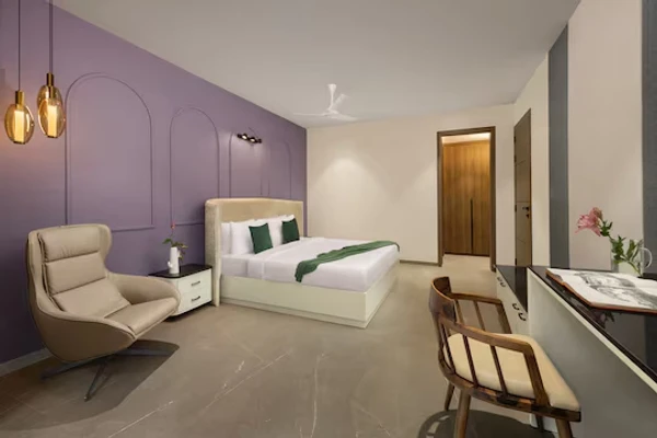 hotel with gym in vagator, goa - elivaas cloud 7 waves 4 bhk with private  pool vagator