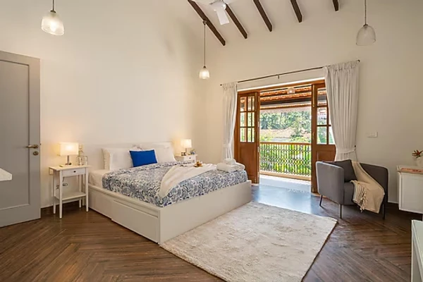 hotel in arpora, goa for family - elivaas lumin 4 bhk villa with private pool in arpora