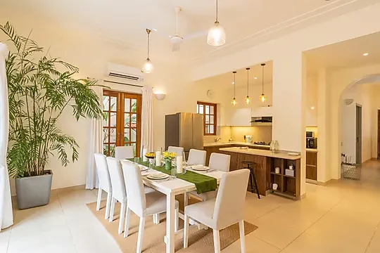 hotel with gym in arpora, goa - elivaas lumin 4 bhk villa with private pool in arpora