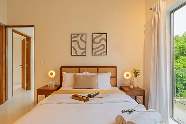 hotel room booking in vagator, goa - elivaas mirai taurus 3 bhk villa with private pool vagator