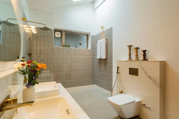 hotel with gym in vagator, goa - elivaas mirai villa sukoon 3 bhk villa with private pool in vagator