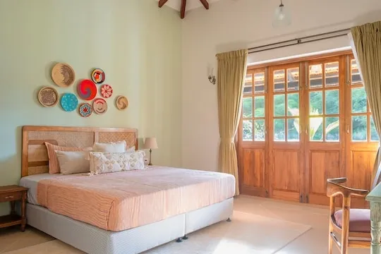 arpora, goa hotel booking - elivaas panache 3 bhk villa with private pool arpora