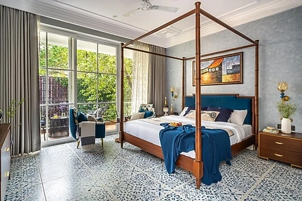 hotel with bar in assagao, goa - elivaas suntuarios casa ikkebana 4 bhk with private pool vagator