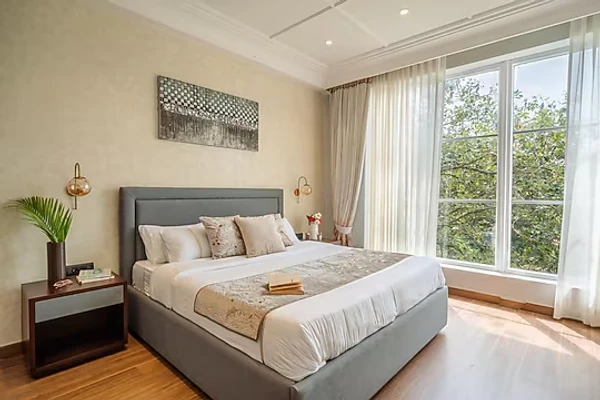 hotel with gym in assagao, goa - elivaas suntuarios casa ivy 4bhk villa with private pool jacuzzi vagator