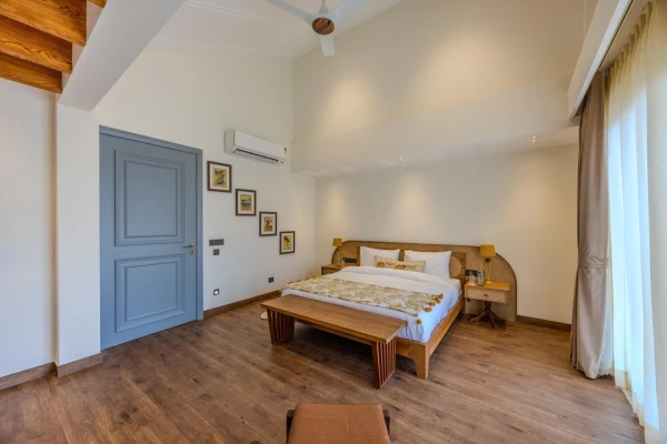 hotel with swimming pool in assagao, goa - elivaas valley view 5-bhk villa with private pool