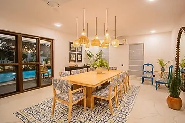 siolim, goa hotel booking - elivaas villa paraiso 4 bhk with pool & bar siolim