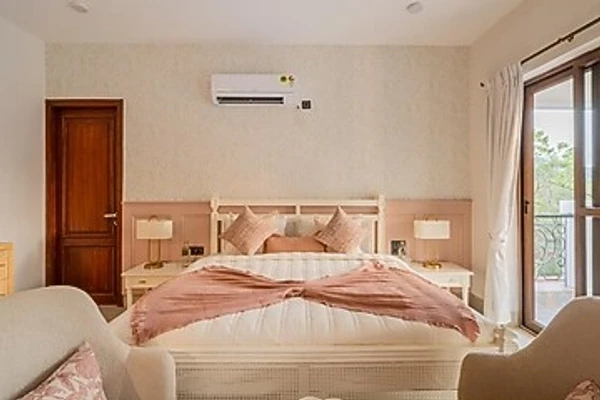 hotel with bar in siolim, goa - elivaas villa paraiso 4 bhk with pool & bar siolim