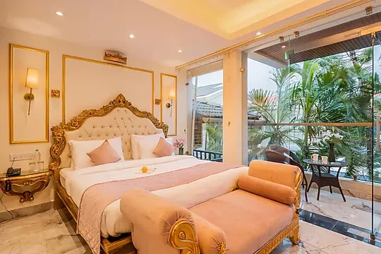 hotel with gym in vagator, goa - emperor ozran by alaya stays vagator