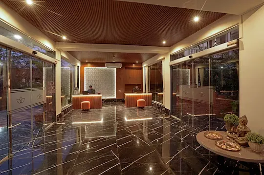 family hotel with pool in anjuna, goa - grand continent, anjuna - a sarovar portico affiliate hotel