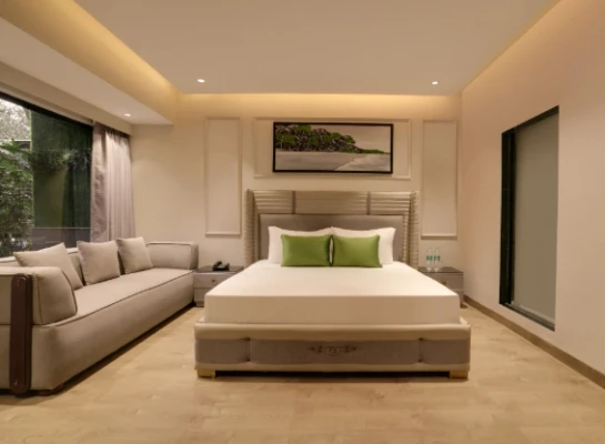 hotel near goa airport - lemon tree hotel anjuna