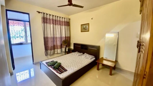 service apartment with kitchen in benaulim, goa - luxurious 2 bhk service apartment