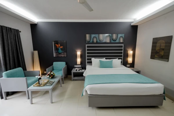family hotel with pool in colva beach, goa - regenta baywatch resort goa