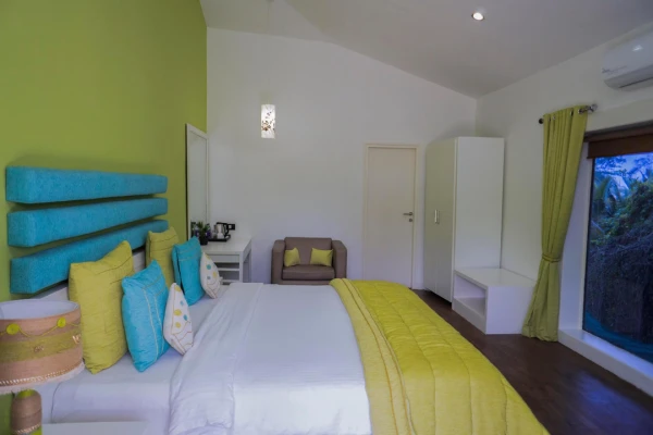 hotel with gym in colva beach, goa - regenta beach house resort goa