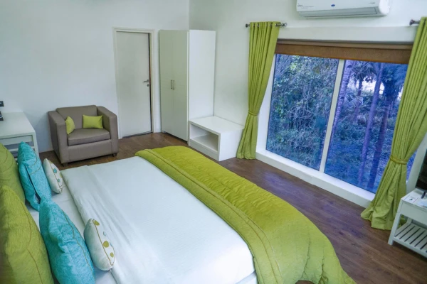 family hotel with pool in colva beach, goa - regenta beach house resort goa