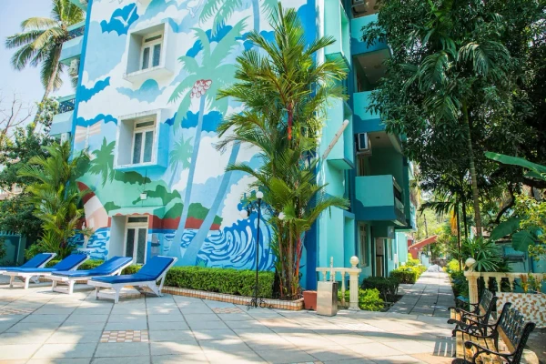 private resort in calangute beach, goa - scirocco resort