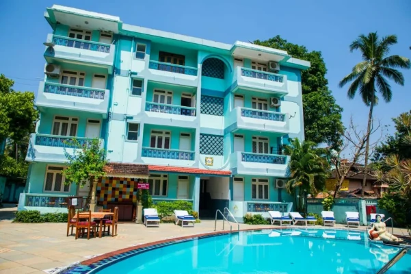 calangute beach, goa resort booking - scirocco resort