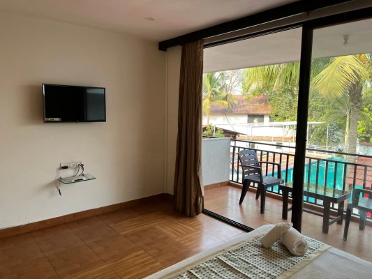 3 star resort in anjuna, goa - the byke royal pearl goa