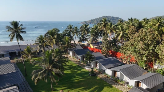 hotel near goa railway station - trishvam palolem beach resort