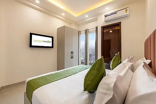 couple friendly hotels in 2 bhk service apartments by limewood stay gurugram