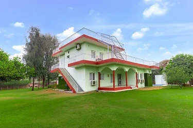 hotel with gym in manesar, gurugram - alaya stays luxurious 4bhk farmhouse manesar