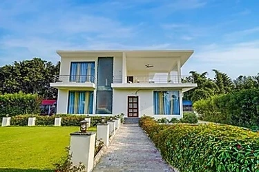 hotel room booking in manesar, gurugram - alaya stays tranquil medows 5 bhk farmhouse with private pool, gazebo & lush garden manesar