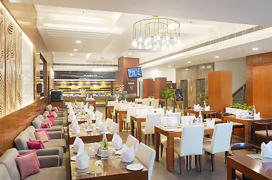hotel with party hall in sector 29, gurugram - alivaa hotel millennium city center