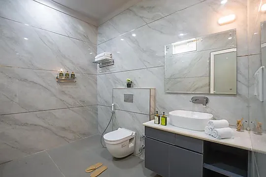 hotel with gym in sohna road, gurugram - elivaas enchantia 6 bhk farmhouse with pvt pool & garden gurugram