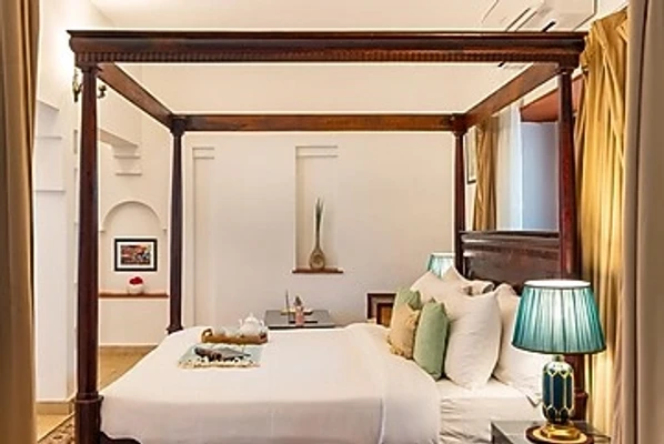 hotel with bar in dhouj, gurugram - elivaas the aravalli reserve isley 3 bhk villa with pvt pool