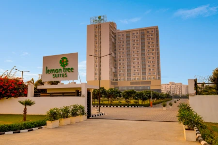 hotel with party hall in sector 82a, gurugram - lemon tree suites gurugram
