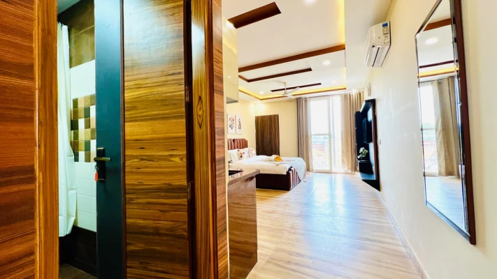 low cost service apartment in sector 38, gurugram - olive serviced apartment medanta medicity gurugram