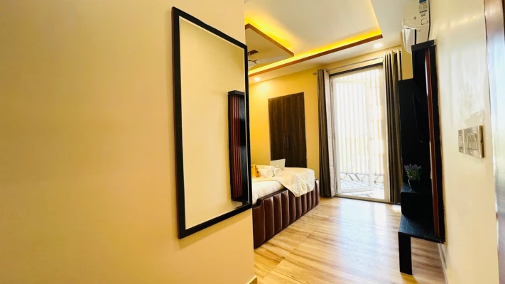 1 bhk service apartment in sector 38, gurugram - olive serviced apartment medanta medicity gurugram