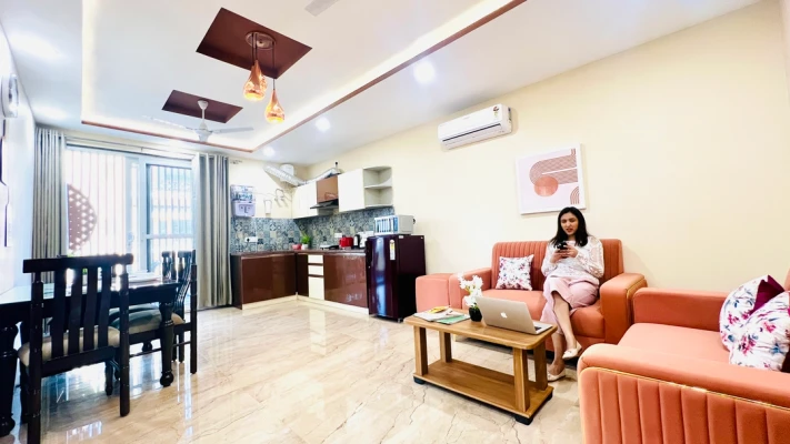 service apartment in sector 38, gurugram for 1 day - olive serviced apartment medanta medicity gurugram