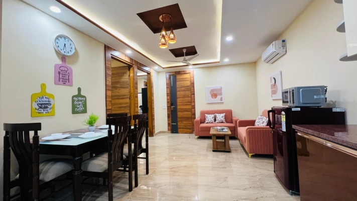 service apartment in sector 38, gurugram for one month - olive serviced apartment medanta medicity gurugram