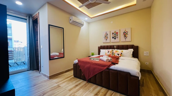 service apartment in sector 38, gurugram for a day - olive serviced apartment medanta medicity gurugram