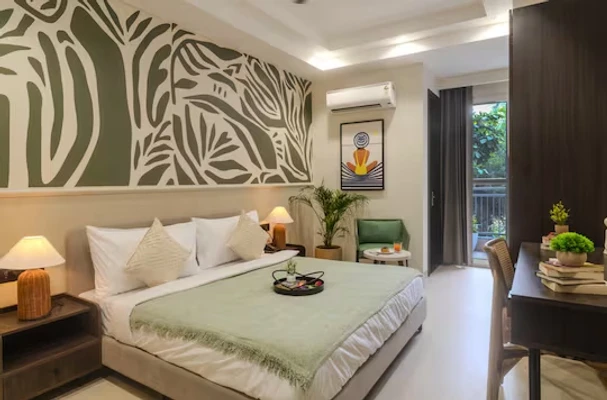 hotel with free parking in dlf phase 3, gurugram - one stayz by zipcode cyber hub