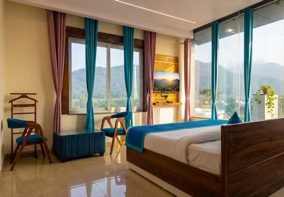 hotel with party hall in fatehpur, haldwani - trevon the shire inn
